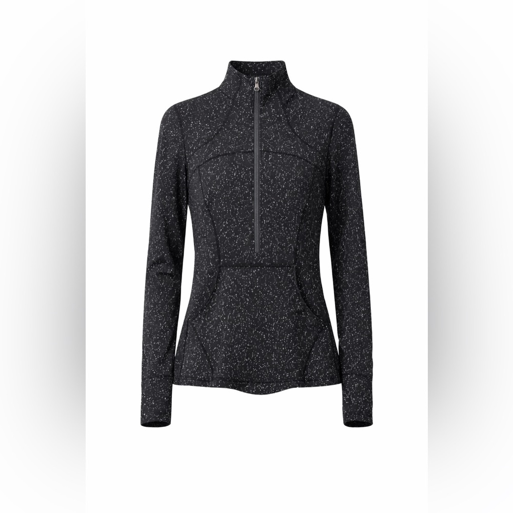 Lululemon Define Pullover Size 6 Magnetized Jacquard Black White